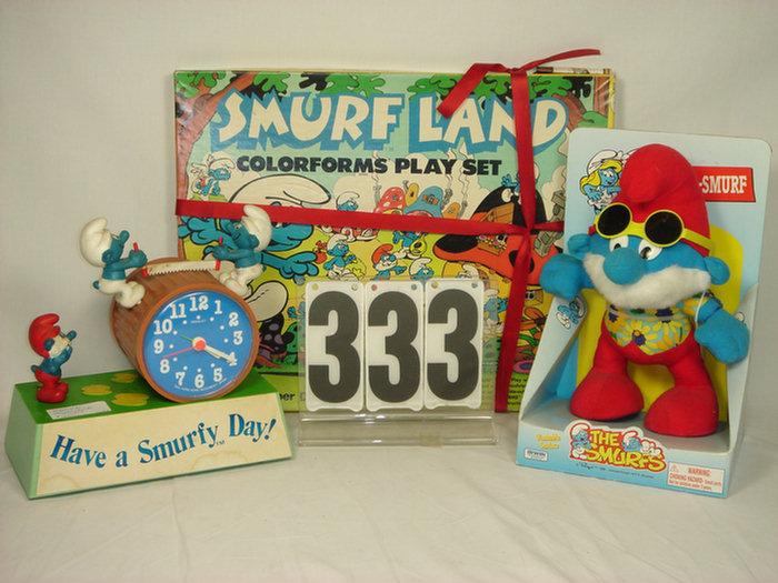 Smurf Lot Smurf alarm clock in 3cc7f