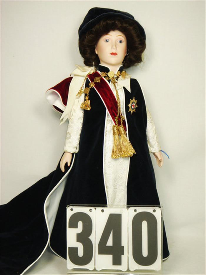 Franklin heirloom Mint Queen Doll,