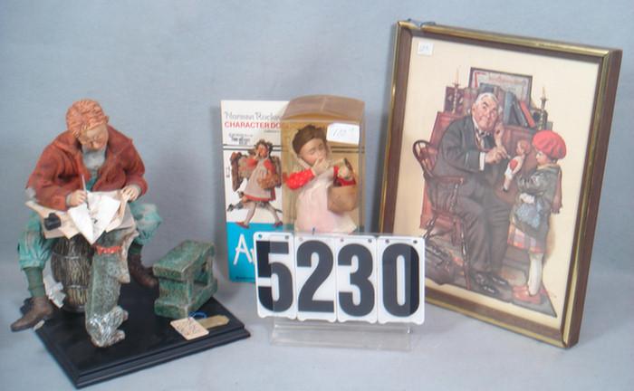 Norman Rockwell lot 9 Doll figurine  3c8c1