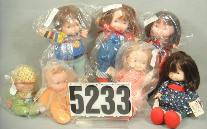 Cloth Dolls, Fisher Price and mattel