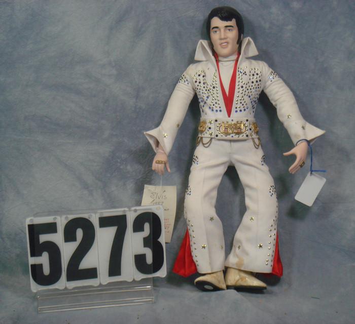 Franklin Mint Elvis doll, 18 1/2