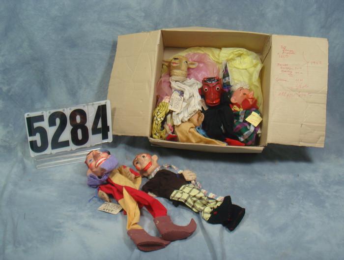 Puppets lot Punch and judy puppets  3c8eb