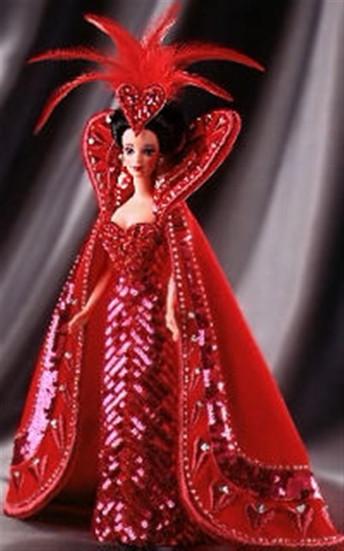 Bob Mackie Queen of Hearts Doll  3c90c