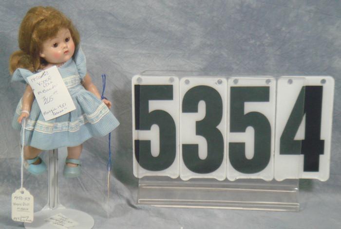 7 Voque Ginny Doll hard plastic  3c931