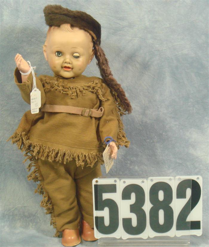 Davey Crockett Doll, made by Advance