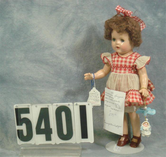 15 1/2" Composition Doll, all composition,