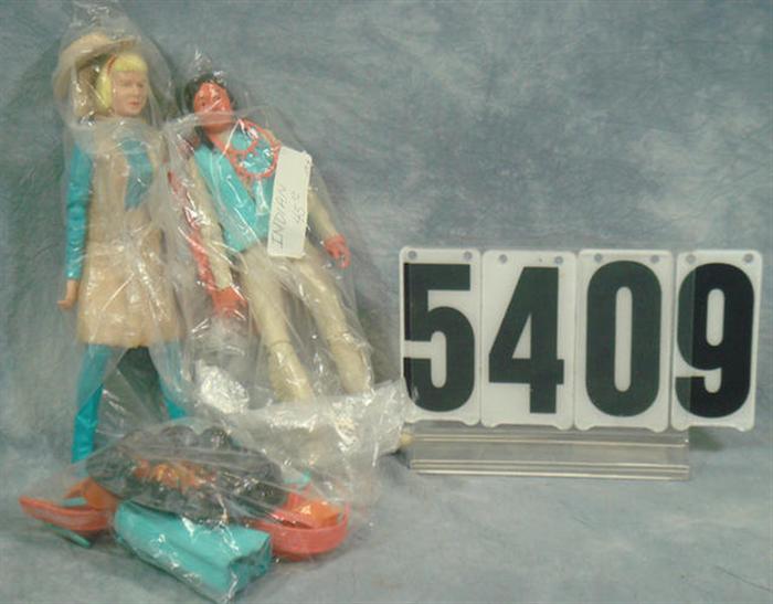 Marx Johnny West Action Figures  3c965