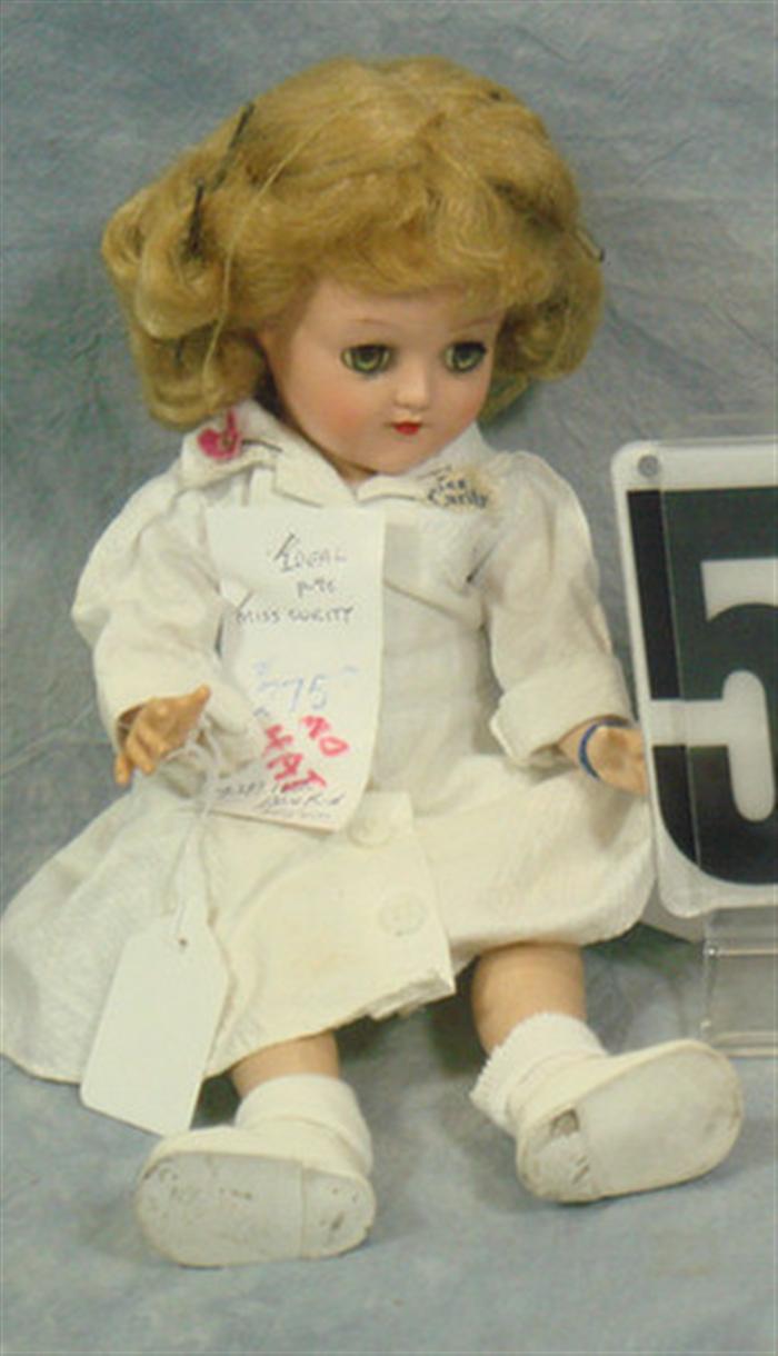 Ideal Miss Curity Doll hard plastic  3c984