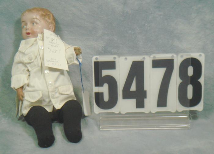 Composition Boy Doll 12 1 2 inches 3c9a4