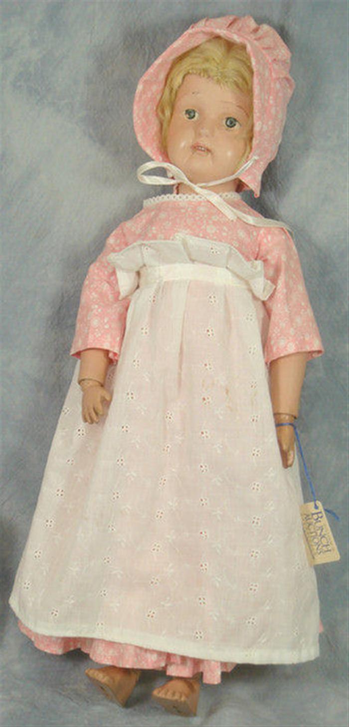 Schoenhut doll, 22 inches tall,
