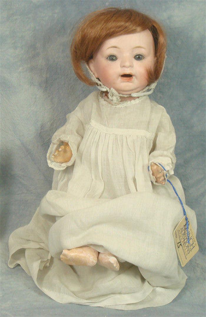 Morimura Brothers Bisque head doll  3c9c8