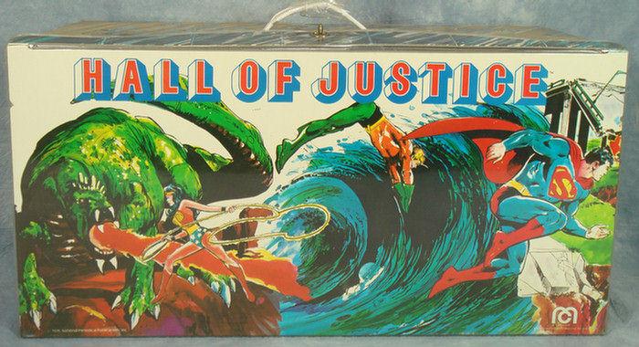 Mego Corp Hall of Justice Case  3c9c9