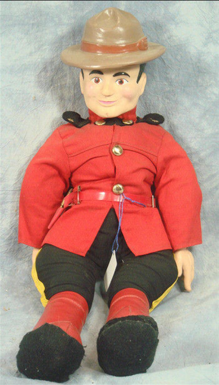 Allied Mountie Doll, 25 inches