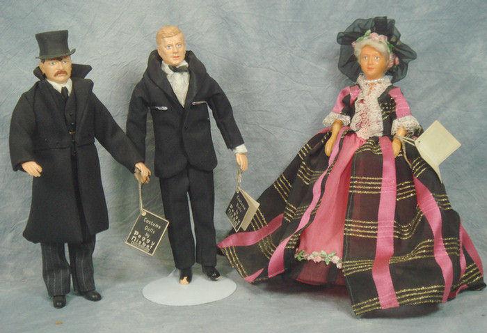 Peggy Nisbet Doll lot, set of 3 dolls,