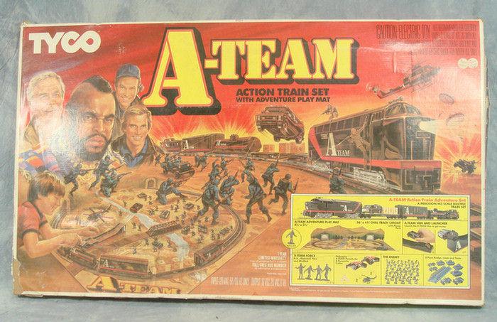 Tyco A-Team Action Train Set, Mint