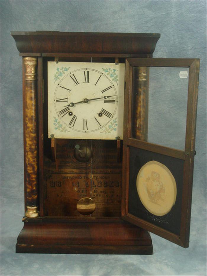 EN Welch column clock, 22 1/2"