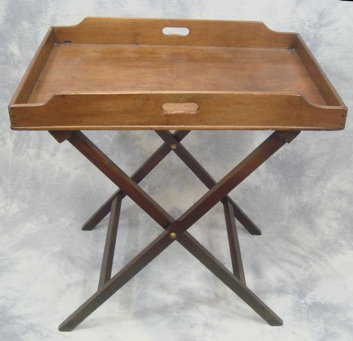 Mahogany Georgian butler s tray 3cf08