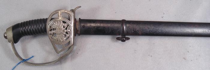 19th c German sword and scabbard,