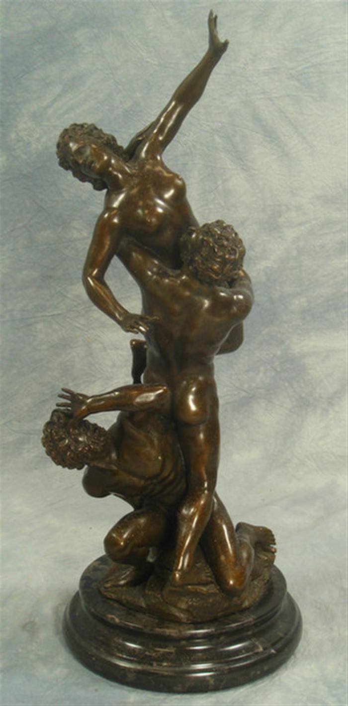 Bronze sculpture Rape of Sabine  3cf28