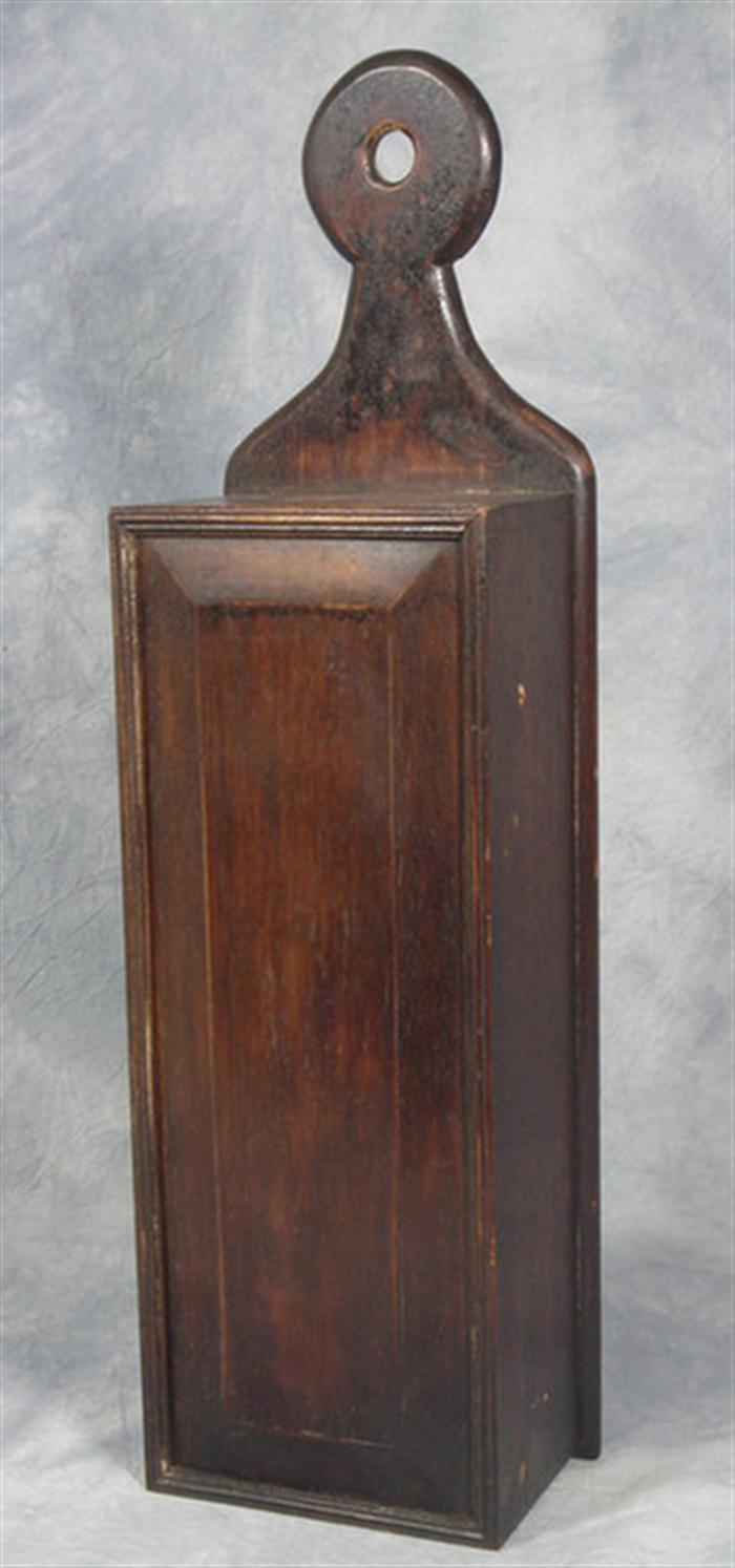 Mahogany wall pipe box with sliding 3cf5f