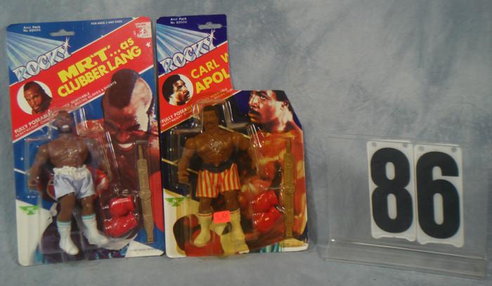 Rocky Action Figures, 1983, Carl