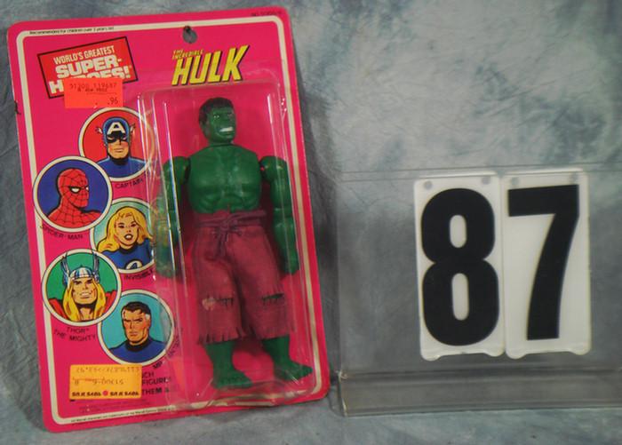 Mego The Hulk Figure, mint on card