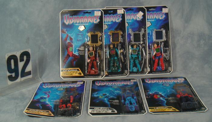 Lot of 7 1987 Hasbro Visionaries