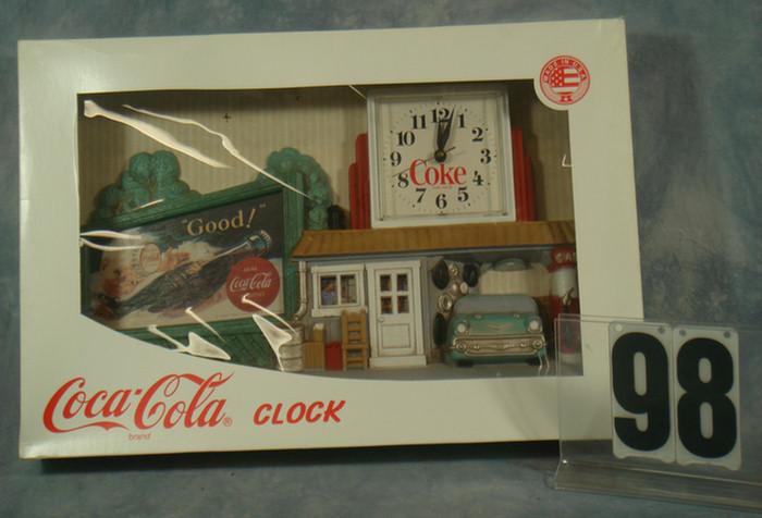 Coca Cola Clock mint in original 3cffe