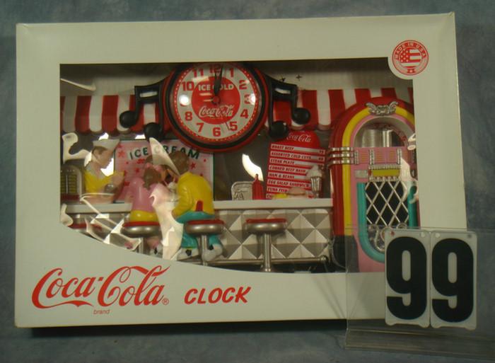 Coca Cola Clock, mint in original box