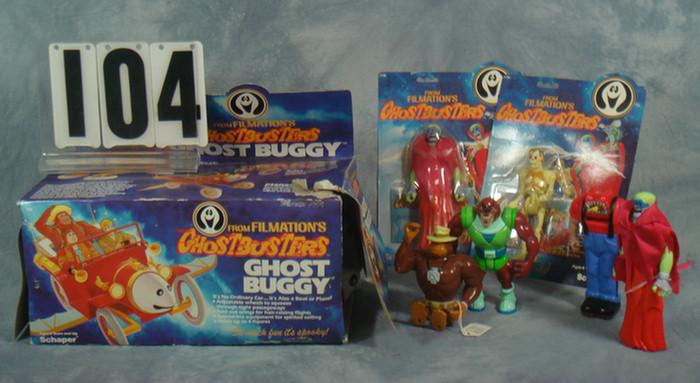 1986 Filmations Ghostbuster figures,