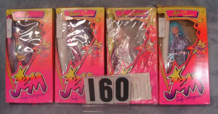 1985 Hasbro Jem Dolls set of 4  3d037