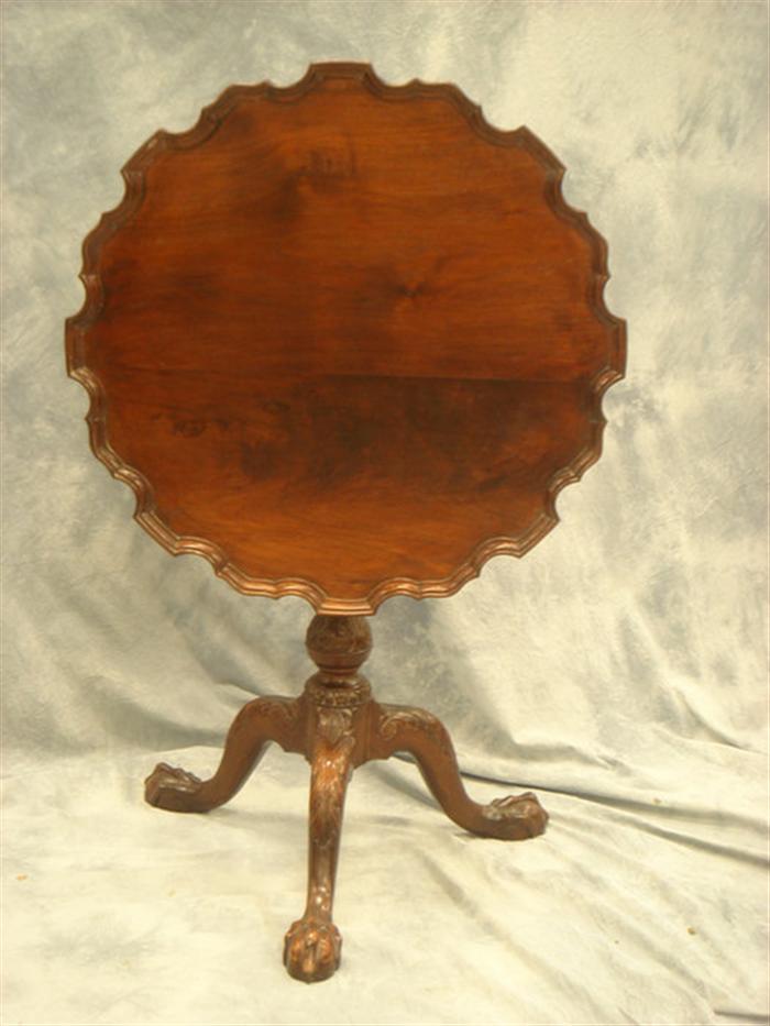 Carved mahogany Philadelphia Chippendale 3cdef