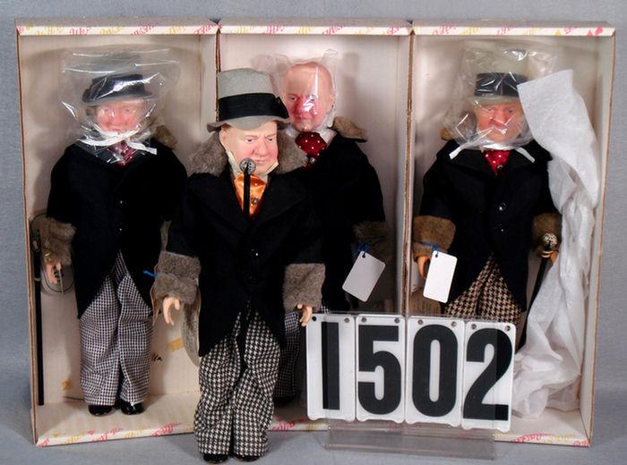 Lot of 4 Effanbee W C Fields dolls  3d236