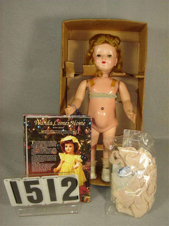 Wanda the Walking Doll hard plastic 3d23f