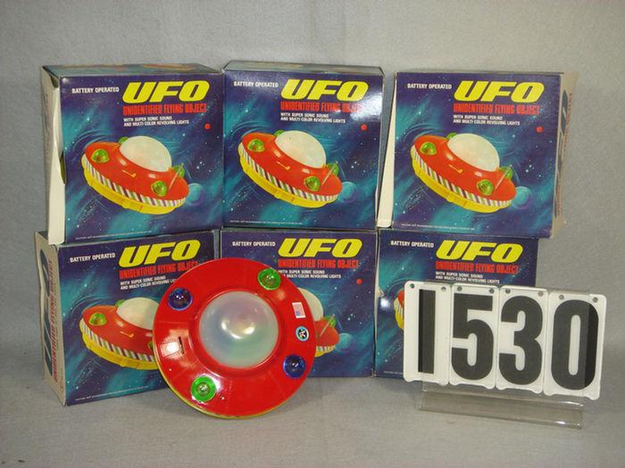 Lot of 6 battery operated UFO s 3d24f