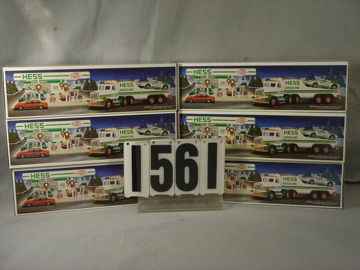 Lot of 6 1991 Hess Toy Truck and 3d26d