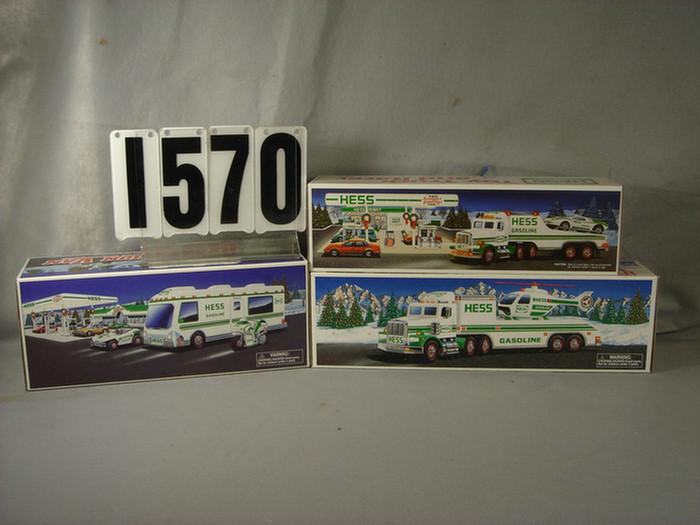 Lot of 3 1991 Hess Toy Truck and 3d276