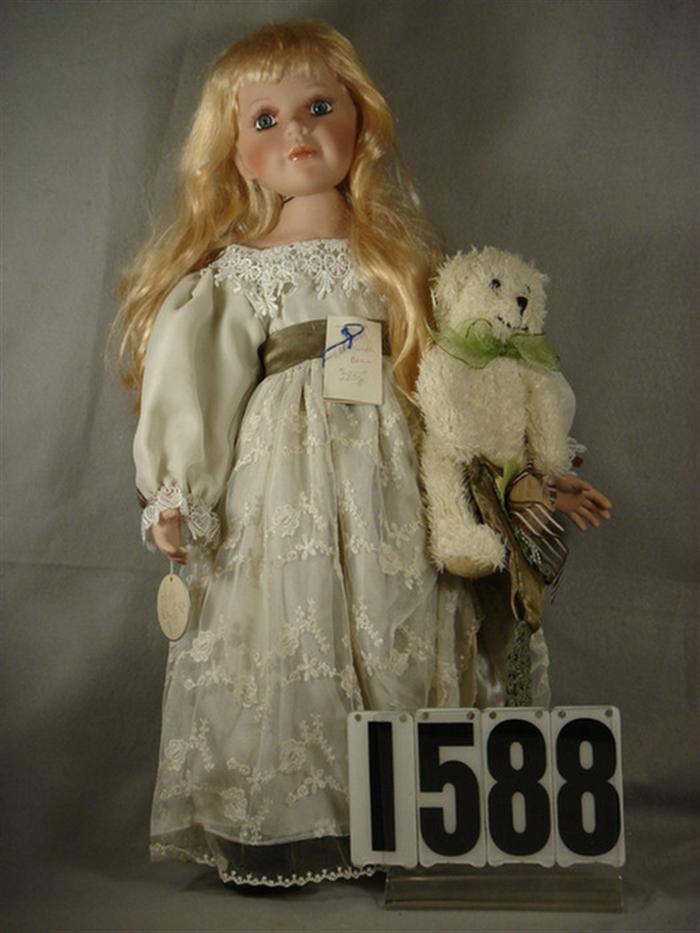 Alicia Doll with Bear Duke House 3d286
