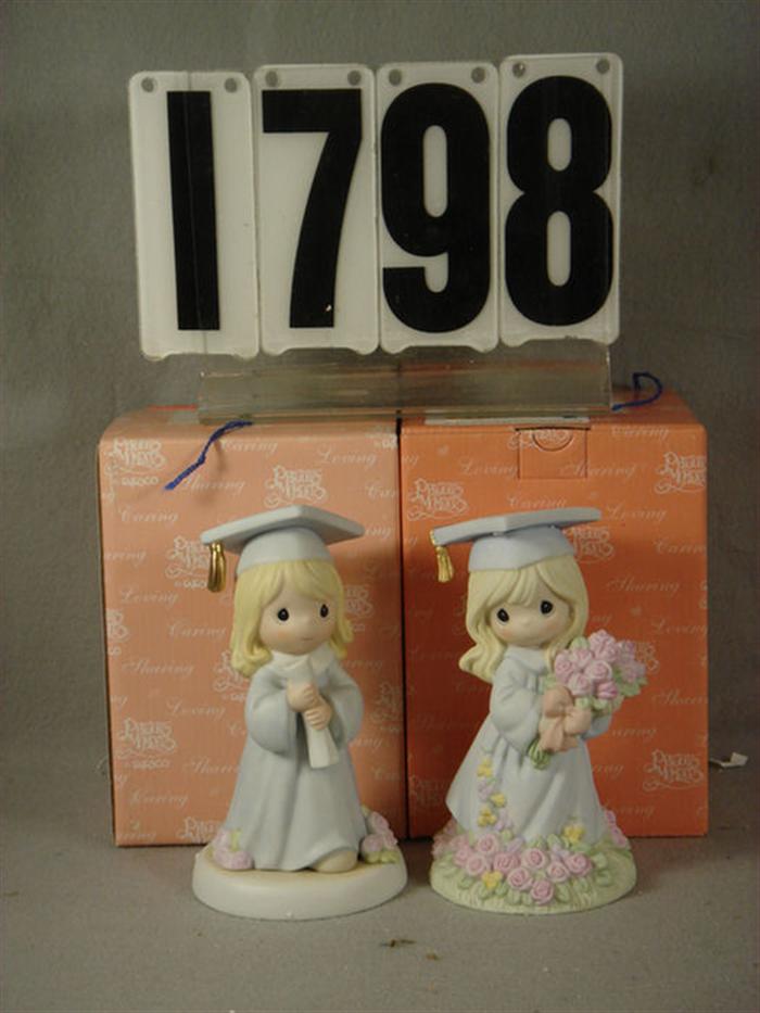 Lot of 2 Enesco Precious Moments 3d34e