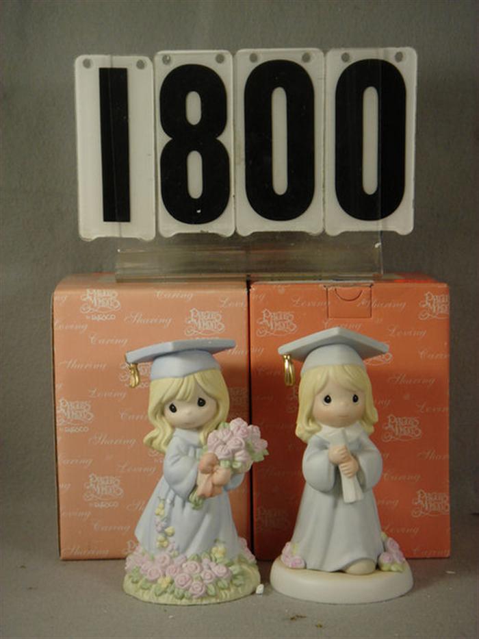 Lot of 2 Enesco Precious Moments 3d350