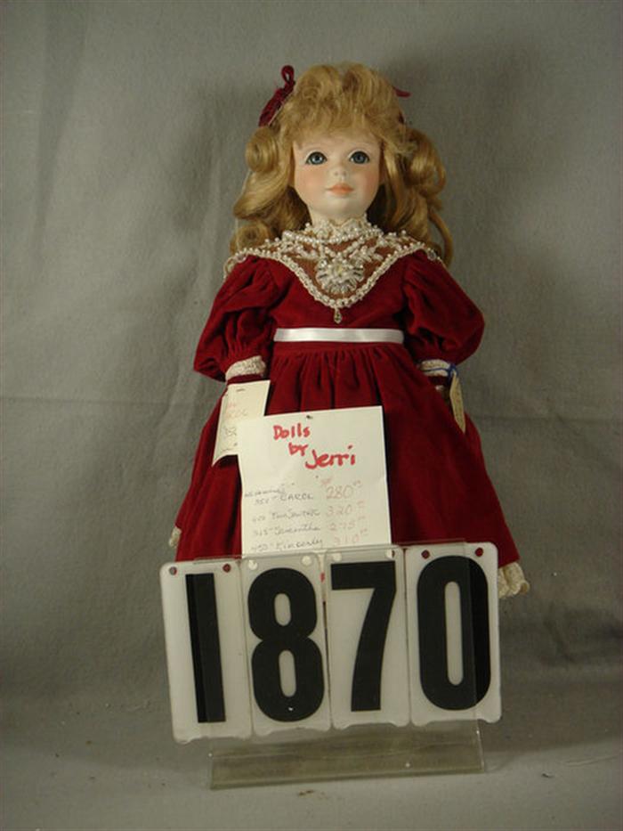 Dolls by Jerri 1988 Christmas Carol,