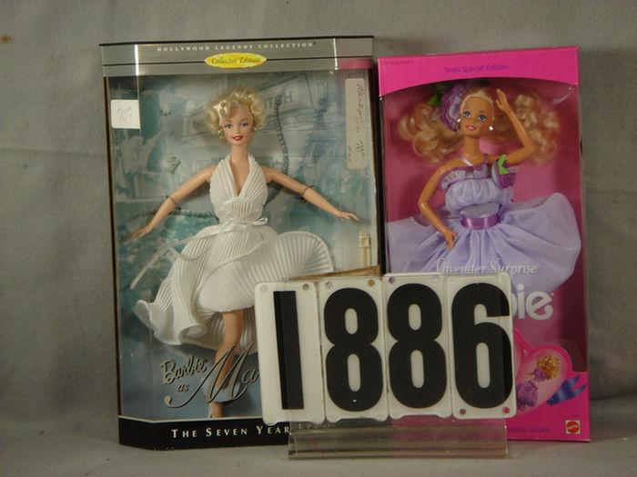 Lot of 2 Barbie Dolls, including 1997