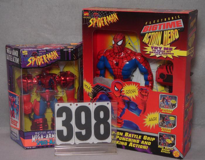 Lot of 2 Spiderman Action Figures,