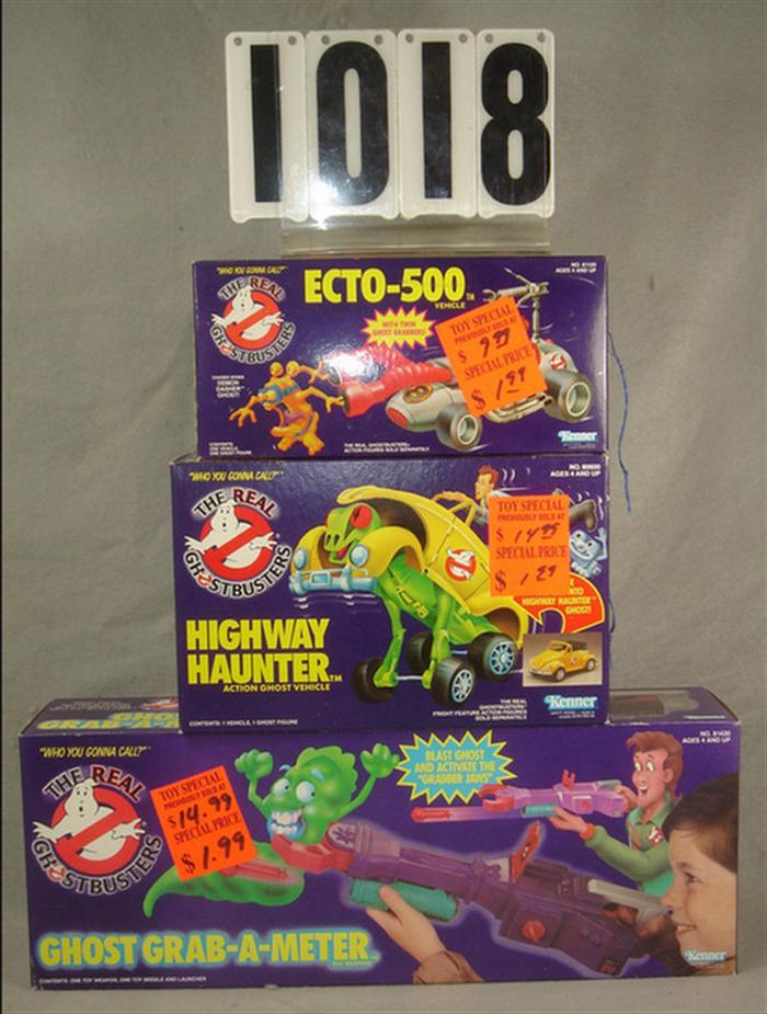 Lot of 3 Ghostbusters toys all 3d104
