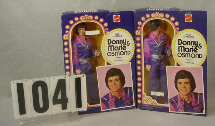 Lot of 2 Donny Osmond Dolls mint 3d113