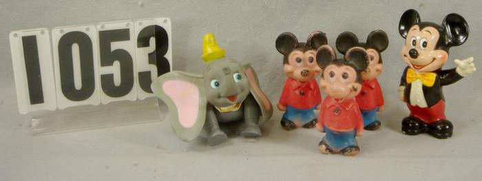 Lot of Mickey Mouse Bowling Figures  3d11d