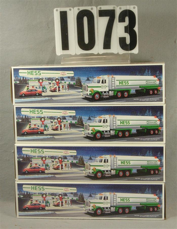Box of 4 Hess Vehicles, 1990, all