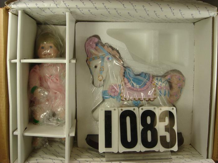 The Danbury Mint Sarah Doll porcelain 3d133