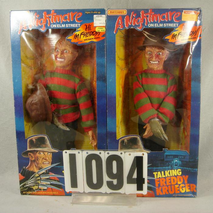 Lot of 2 Freddy nightmare on Elm 3d13e