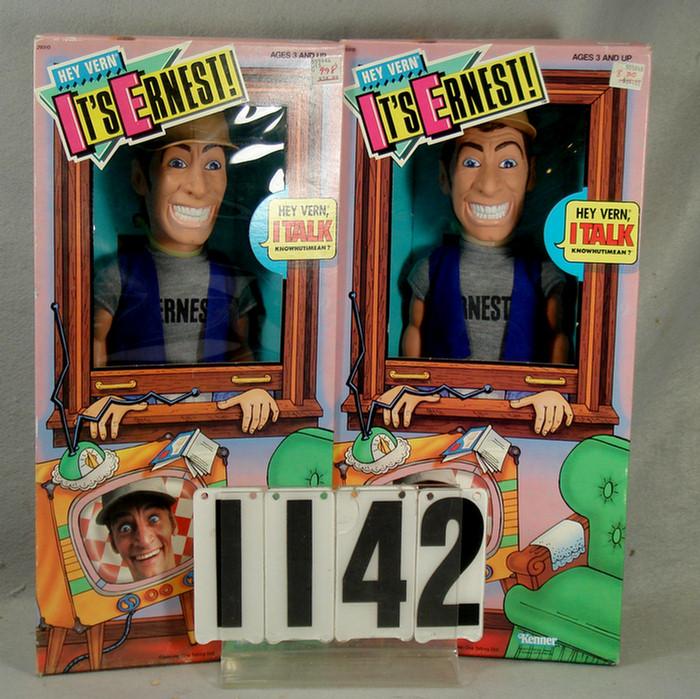 Lot of 2 It's Ernest talking dolls,